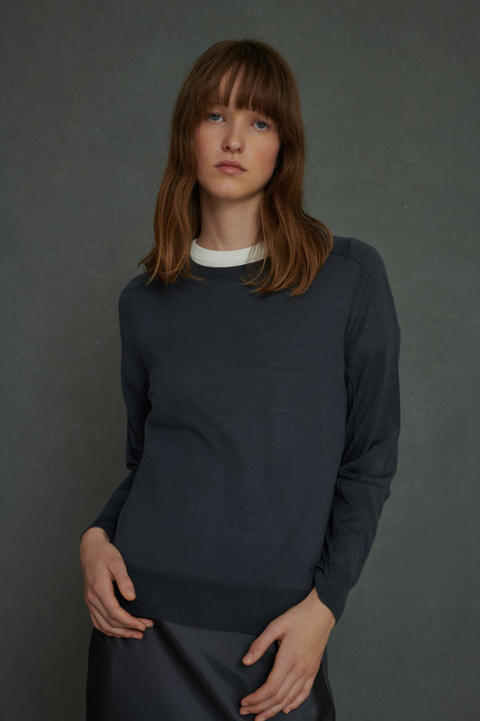 Pull Australie - Gris - Laine - Femme