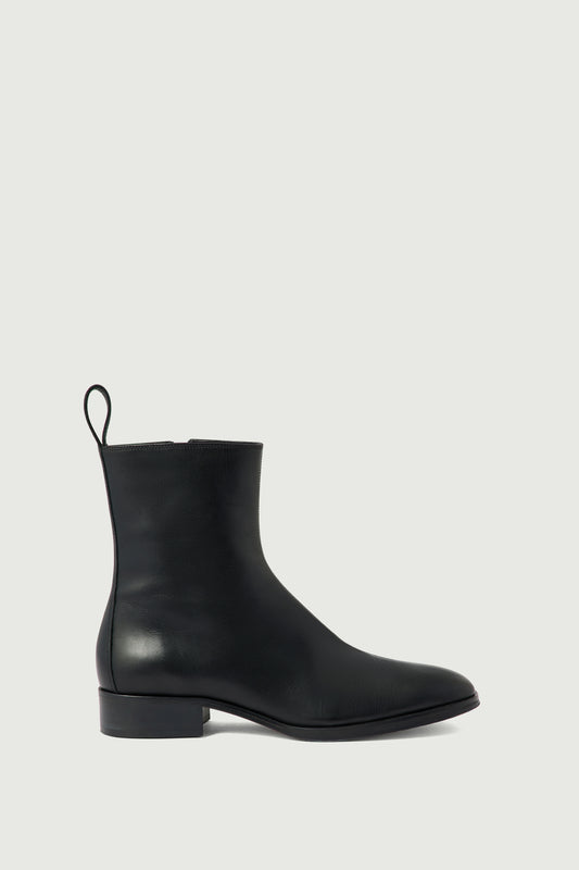 Bottines West - Noir - Cuir - Femme