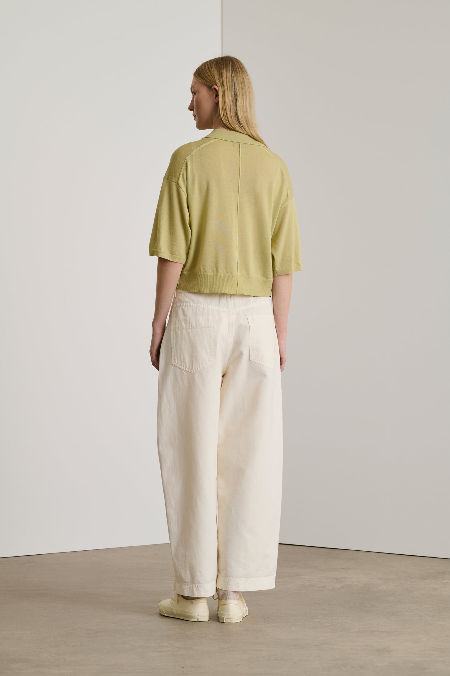 Polo Elton - Sauge - Laine - Femme