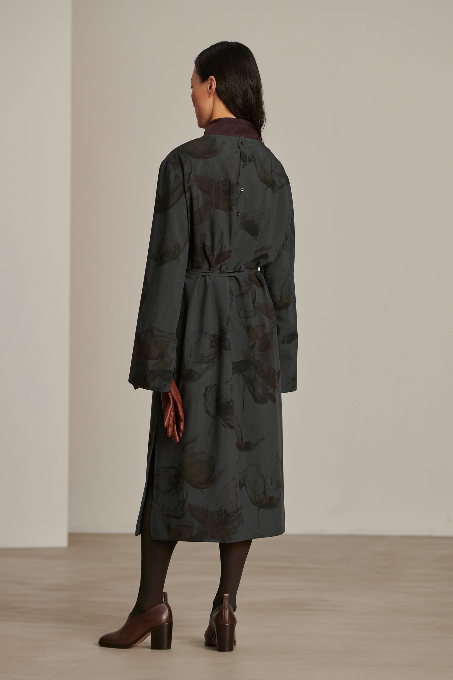 Robe Cyclades - Gris Anthracite - Laine - Femme