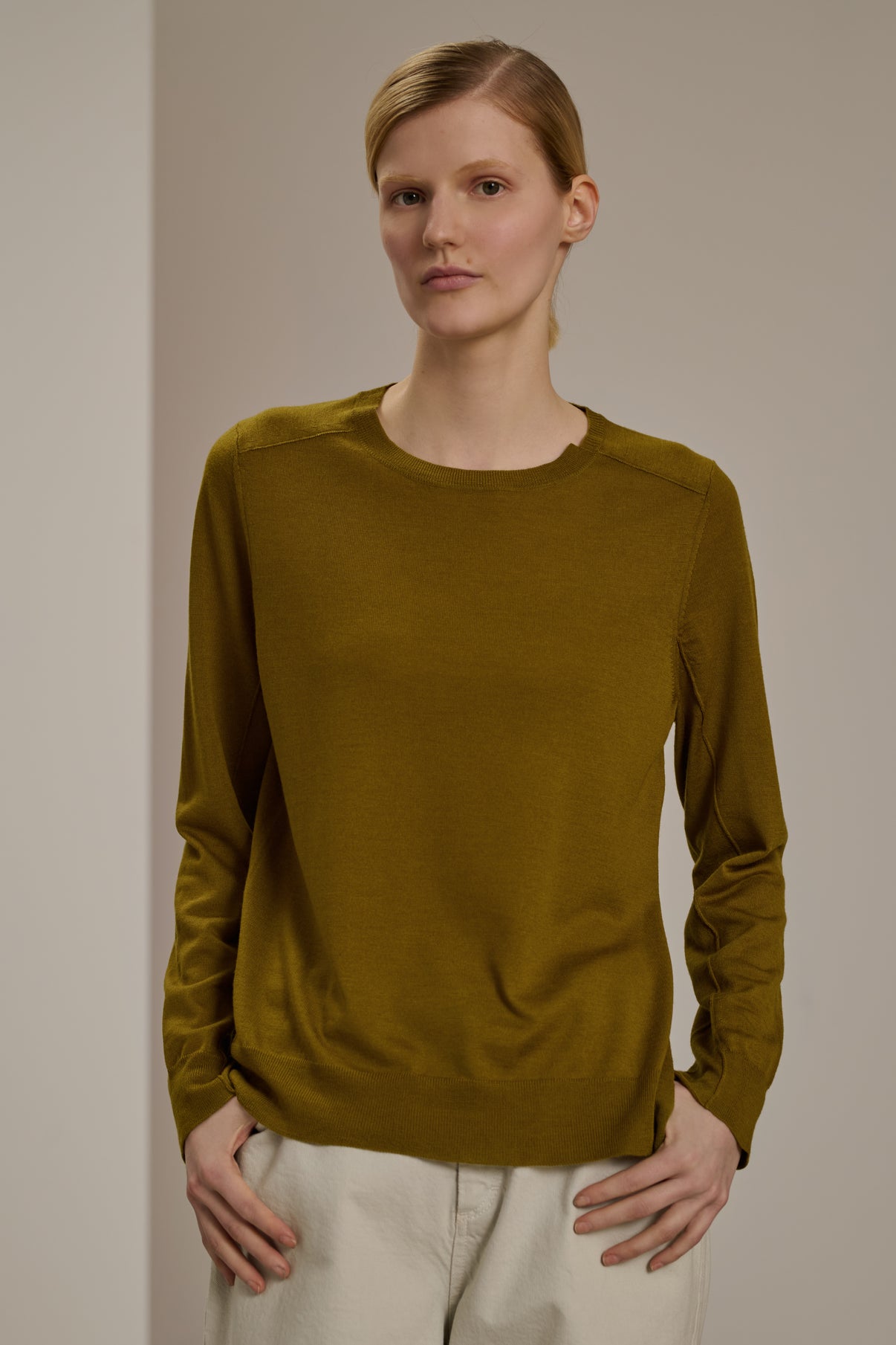 Pull Australie - Bronze - Laine - Femme vue 1