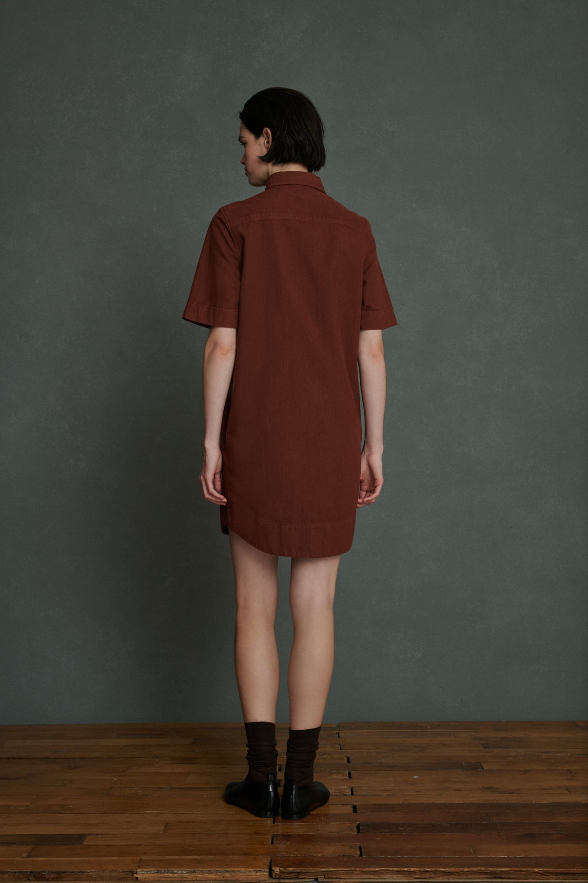 Robe Aziza - Terracotta - Coton - Femme vue 2