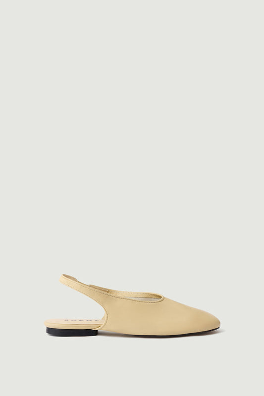 Slingbacks Emmett - Crème - Cuir - Femme